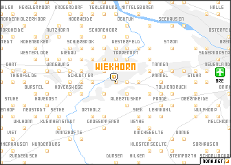 map of Wiekhorn