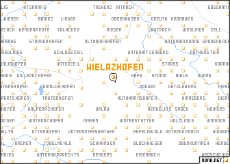 map of Wielazhofen