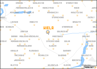 map of Wiela