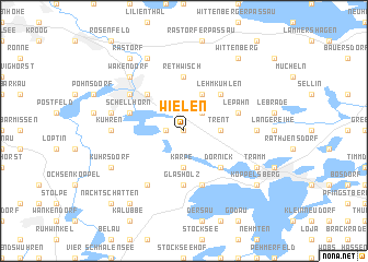 Wielen (Germany) map -