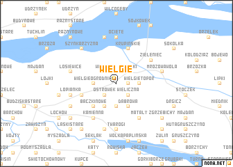 map of Wielgie