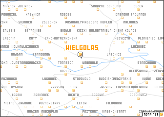 map of Wielgolas