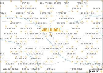 map of Wielki Dół