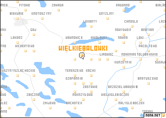 map of Wielkie Bałówki