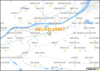 map of Wielkie Łunawy