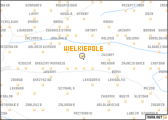 map of Wielkie Pole