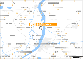 map of Wielkie Zajączkowo