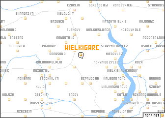 map of Wielki Garc