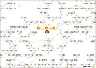 map of Wielkopole