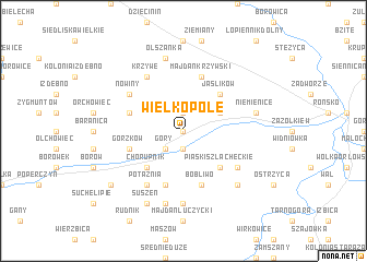 map of Wielkopole