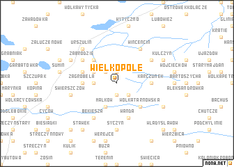 map of Wielkopole