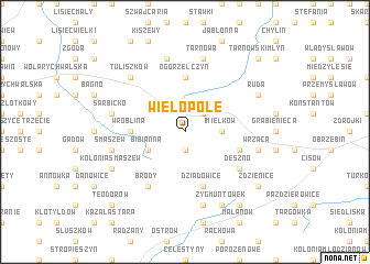 map of Wielopole