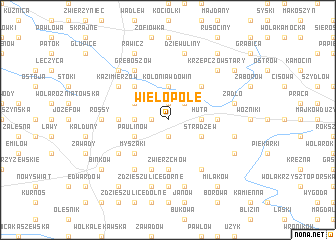 map of Wielopole