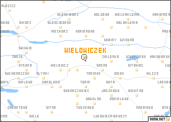 map of Wielowiczek