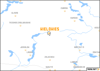 map of Wielowieś