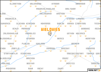 map of Wielowieś