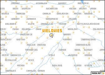 map of Wielowieś