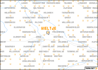 map of Wieltje