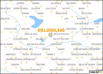 map of Wieluń Wilewo