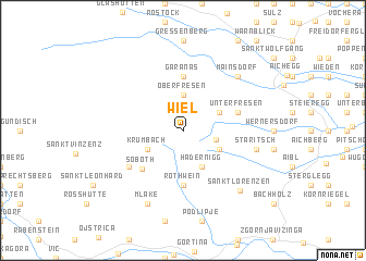 map of Wiel