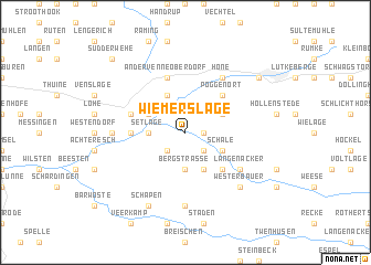 map of Wiemerslage