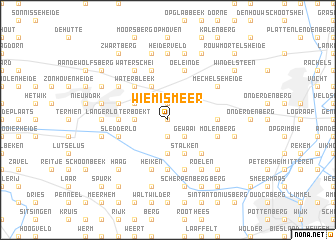 map of Wiemismeer