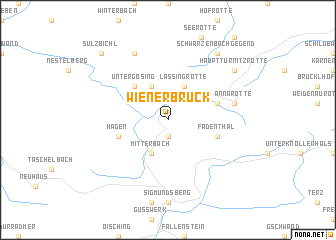 map of Wienerbruck