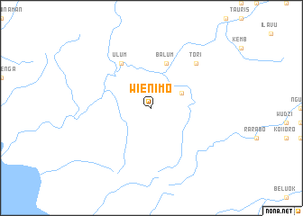 map of Wienimo