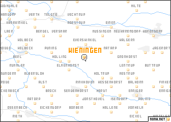 map of Wieningen
