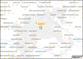 map of Wien