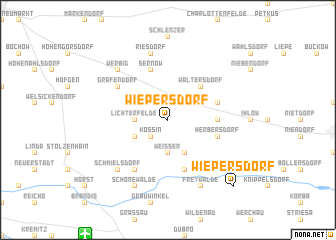 map of Wiepersdorf