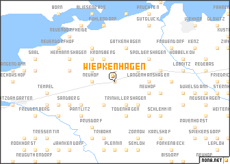 map of Wiepkenhagen