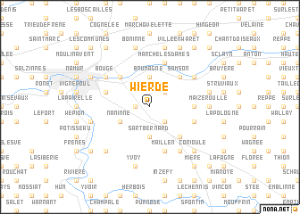 map of Wierde