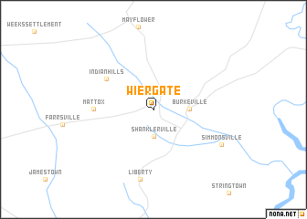 map of Wiergate