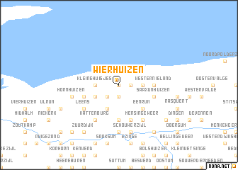 map of Wierhuizen