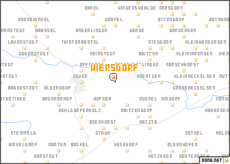 map of Wiersdorf