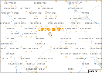 map of Wiershausen