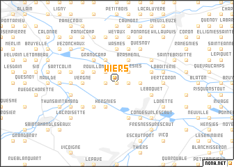 map of Wiers