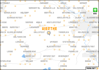 map of Wierthe