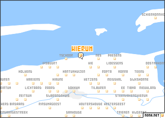 map of Wierum