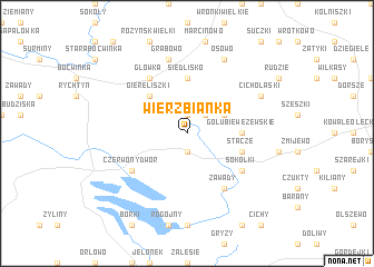 map of Wierzbianka