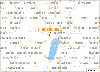 map of Wierzbowiec