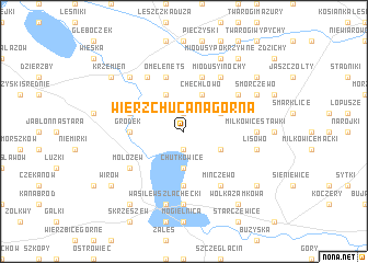 map of Wierzchuca Nagórna