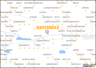 map of Wierznowice