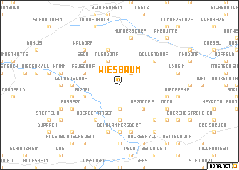 map of Wiesbaum