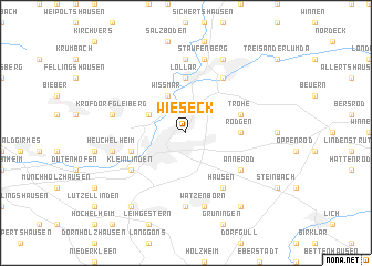 map of Wieseck