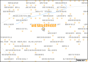 map of Wiesedermeer