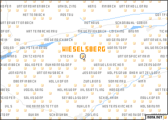 map of Wieselsberg