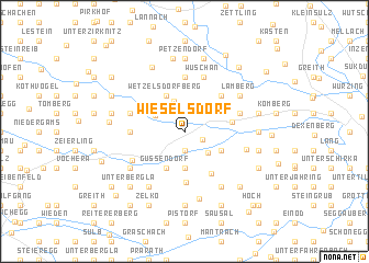 map of Wieselsdorf