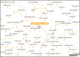 map of Wiesenbach